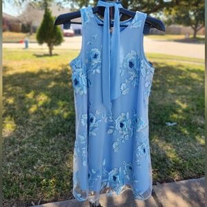 New York & Company Blue Dress